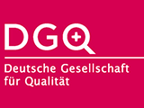 Logo mit Link zu Deutsche Gesellschaft für Qualität